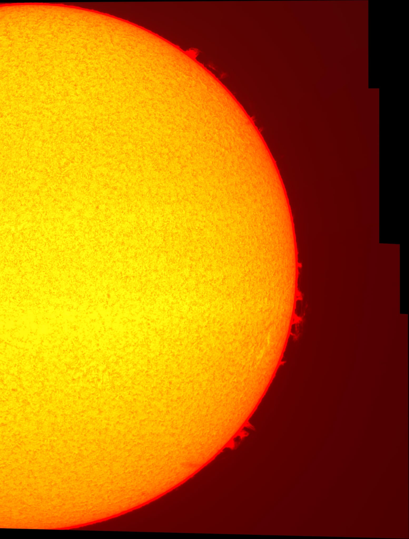 Sonne in H-Alpha, 5.8.2021, Thomas Kunzemann