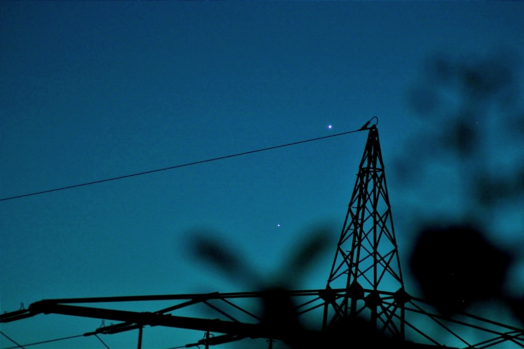 Venus und Jupiter