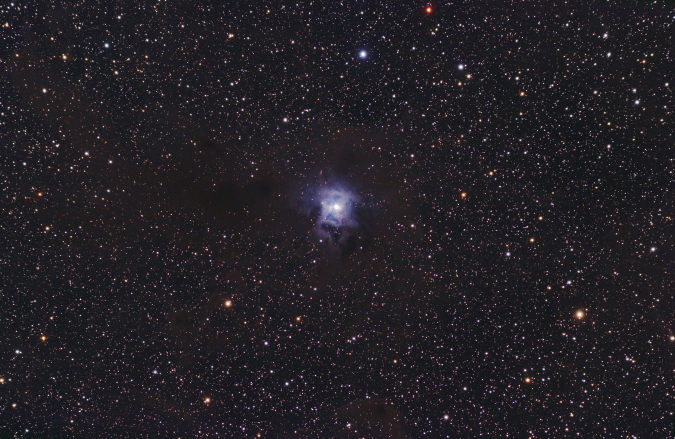 Irisnebel NGC7023, Aufnahme: Thomas Hänel, 31.8.2019