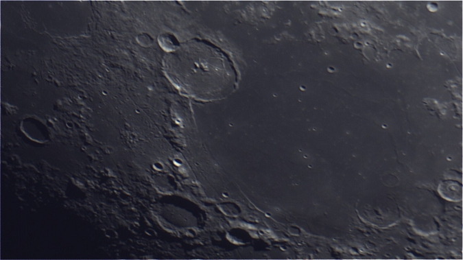 Mond, Cassendi, Aufnahme: Werner Wöhrmann, 26.5.2019