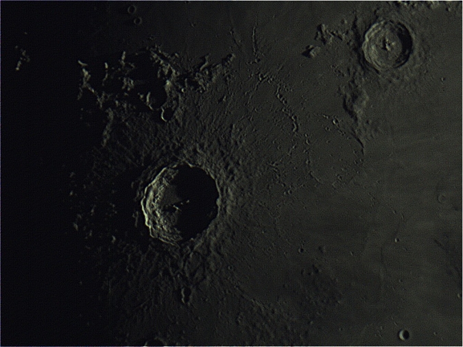 Mond, Kopernikus, Aufnahme: Werner Wöhrmann, 26.5.2019