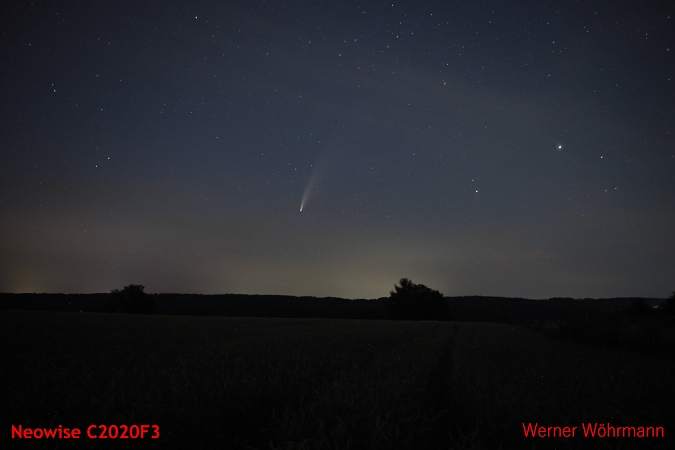 Komet C/2020 F3 Neowise,14.7.2020, Aufnahme: Werner Wöhrmann