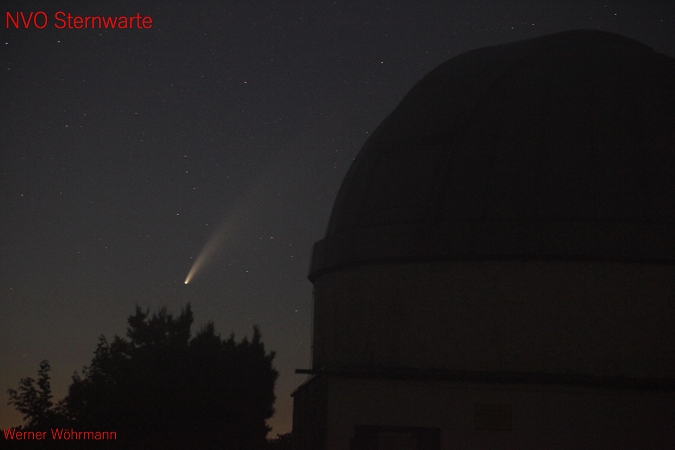 Komet C/2020 F3 Neowise, 7.2020, Aufnahme: Werner Wöhrmann