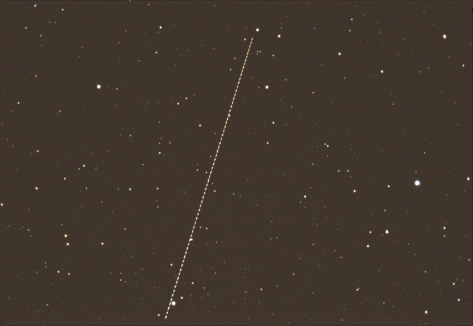 Asteroid Midas 19.3.2018, Aufnahme Ulrich Landwehr