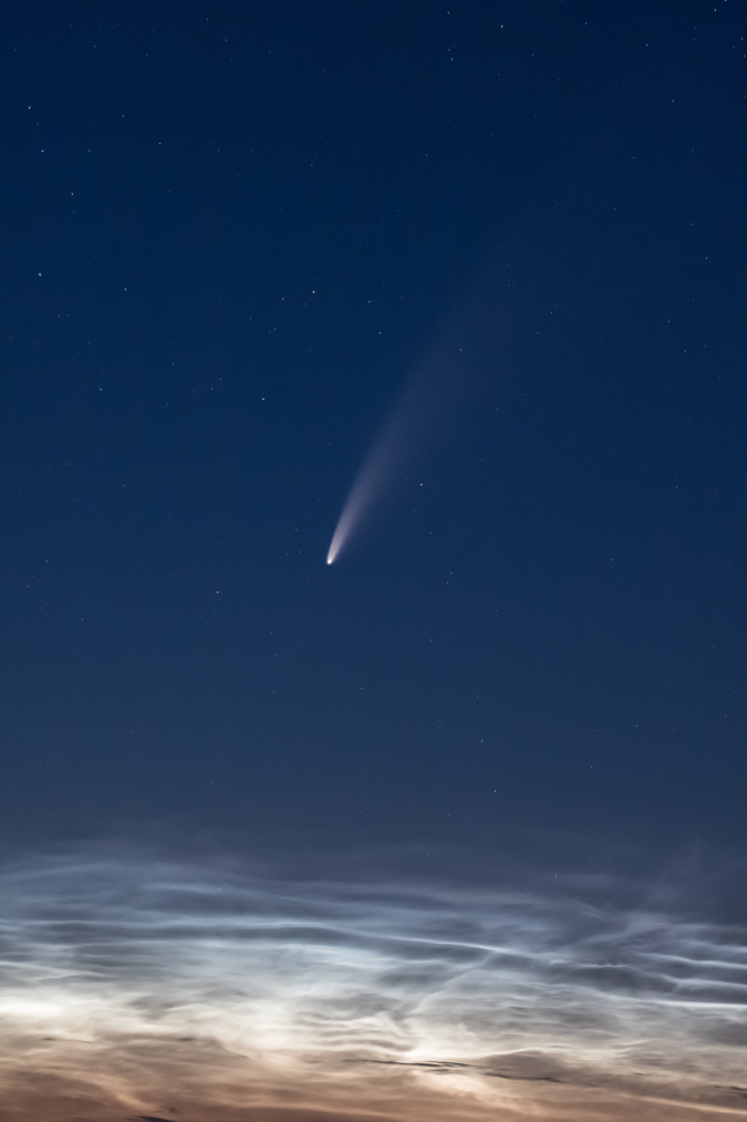 Komet C/2020 F3 Neowise, 11.7.2020, Aufnahme: Thomas Grunge