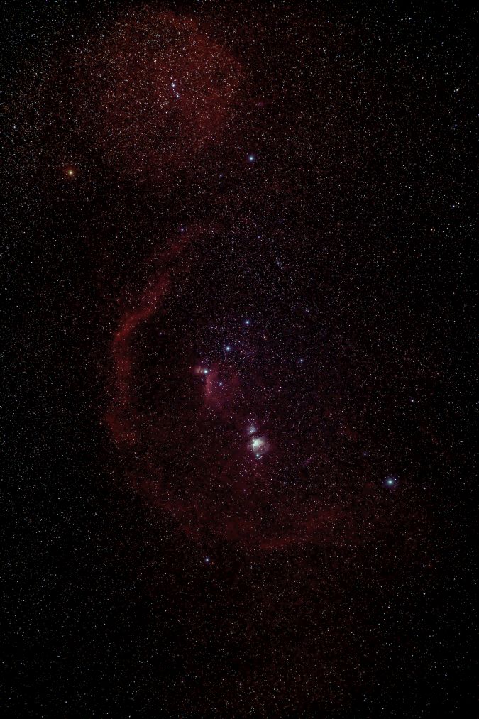 Sternbild Orion, 1.1.2020, Aufnahme Thomas Grunge