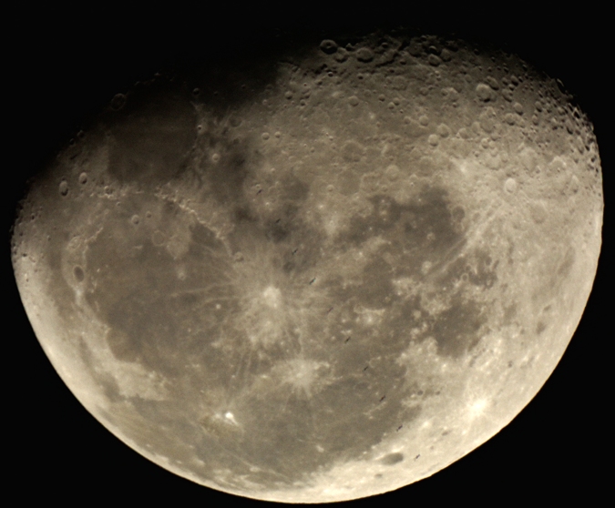 ISS Transit vor Mond, Aufnahme Thomas Hänel, November 2019