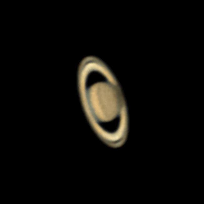 Saturn am 8.7.2018, Aufnahme: Jörg Große-Kracht