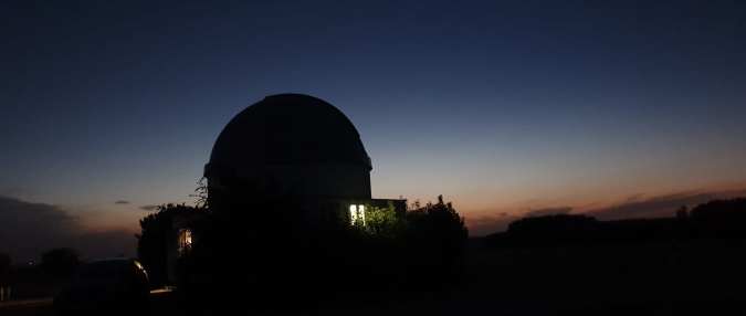 Sommernacht an der Sternwarte, 26.7.2019, Aufnahme: Ralf Gysbers