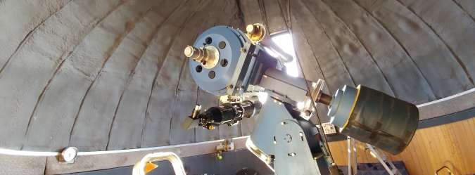 Teleskope unserer Sternwarte, Foto Wilhelm Witte 3-2017